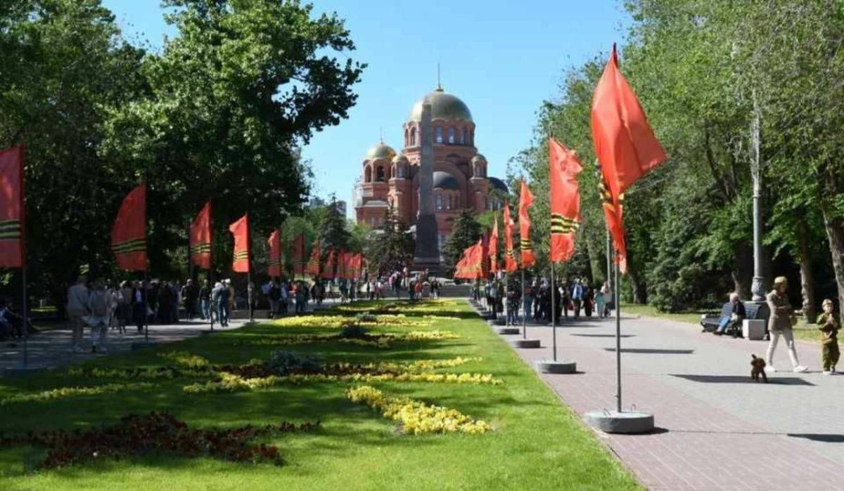 В Волгограде ко Дню Победы появится светящаяся десятиметровая композиция