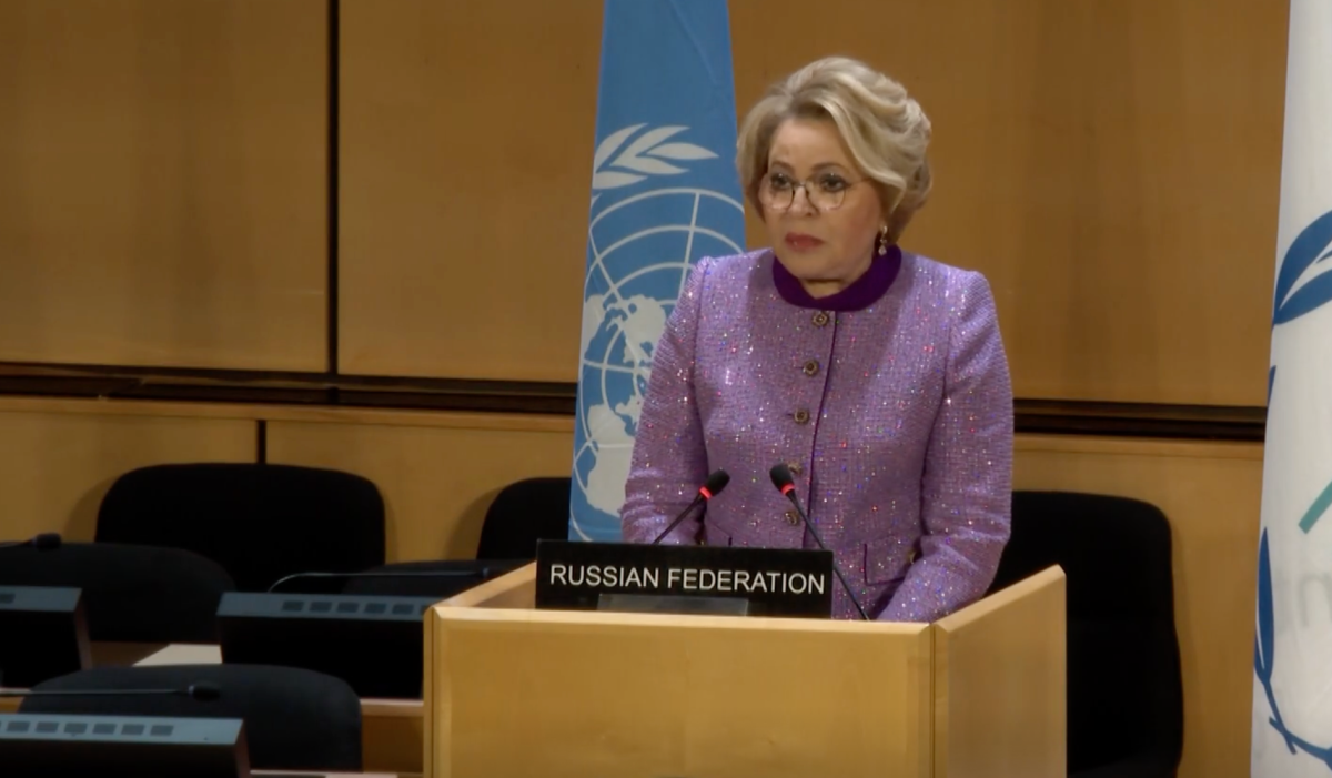 Матвиенко: конфликт на Ближнем Востоке лишь усугубляется внешним вмешательством