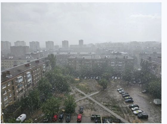 В Волгограде прошёл мощный шторм