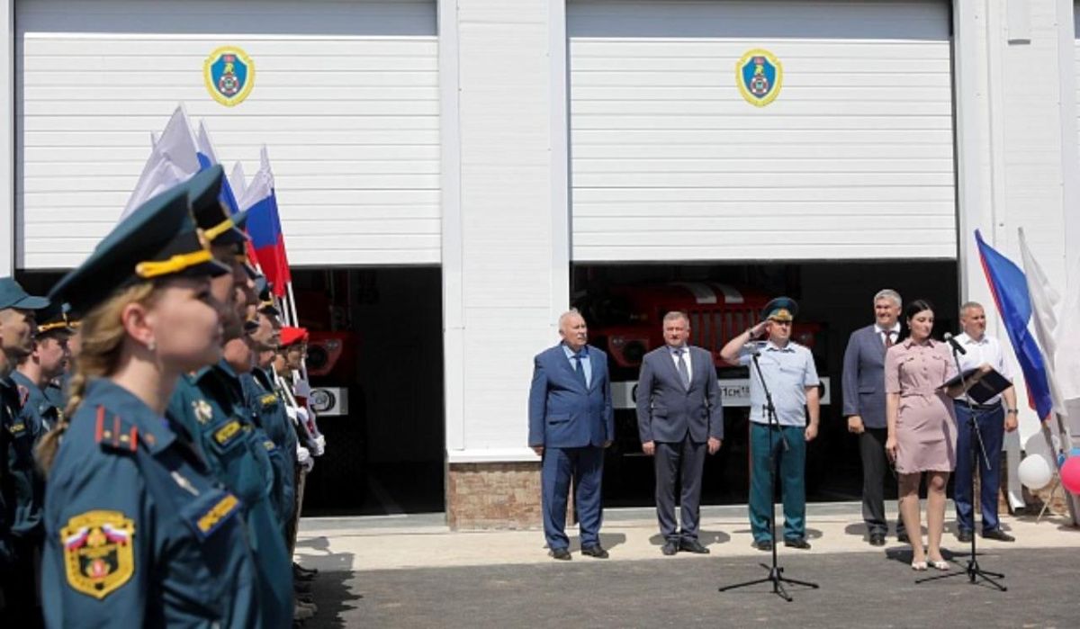 В Волгоградской области открылось новое пожарное депо 
