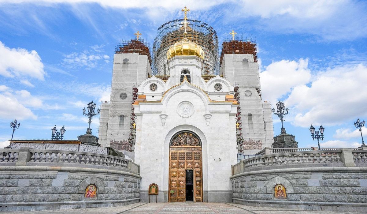 В Москве завершена реставрация колокольни храма Христа Спасителя