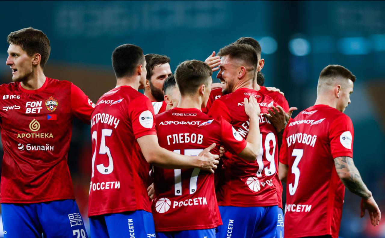 ЦСКА продолжает уверенную победную серию в РПЛ, одержав пять побед подряд
