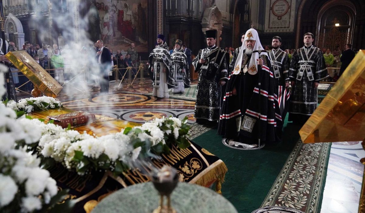 Патриарх Кирилл призвал молиться за мир «на просторах исторической Руси»