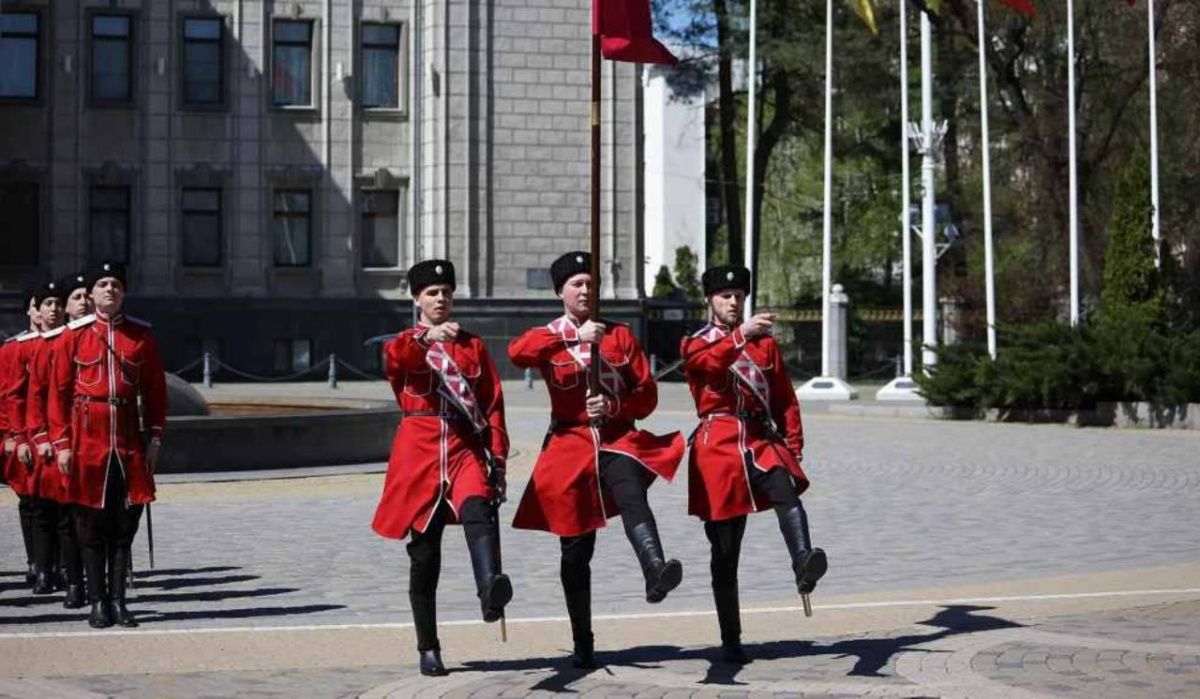 Северо-Западное казачье войско появилось в Петербурге