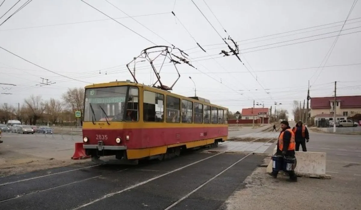 В Волгограде началась обкатка отремонтированных путей скоростного трамвая
